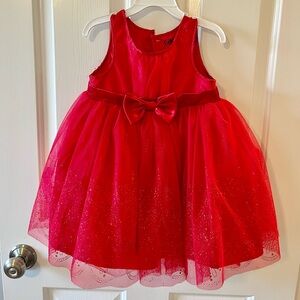 OshKosh Shimmery Sleeveless Dress with Bow